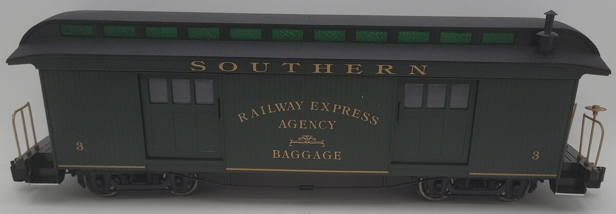Bachmann 97404 Southern Suwanee Baggage Car - Metal Wheels EX/Box
