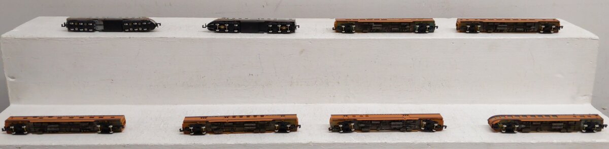 Con-Cor N Gauge Milwaukee Road "Olympian Hiawatha" Diesel Passenger Train Set EX/Box