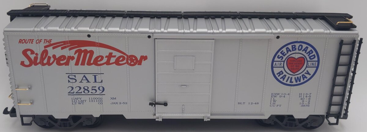 LGB 43913 G Scale Seaboard Air Line Boxcar #22859 w/Plastic Wheels EX/Box