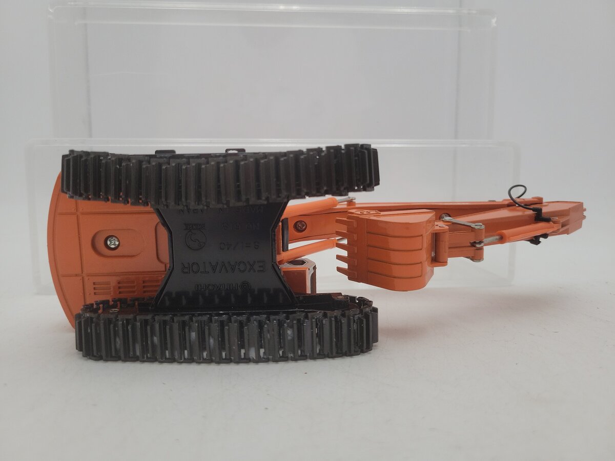 Hitachi 618 1:40 Scale Orange Hitachi EX200 Landy Excellent Excavator Die Cast EX/Box