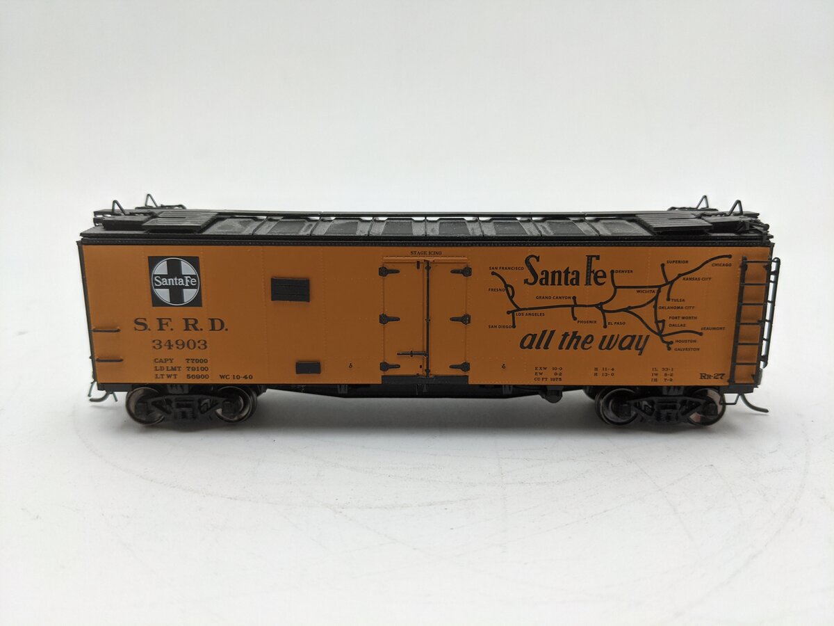 InterMountain 46106-31 HO Scale Atchison Topeka Santa Fe Refrigerator Car #34903 EX/Box