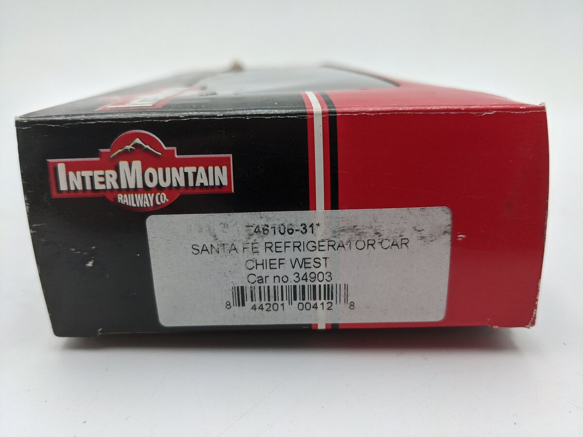 InterMountain 46106-31 HO Scale Atchison Topeka Santa Fe Refrigerator Car #34903 EX/Box