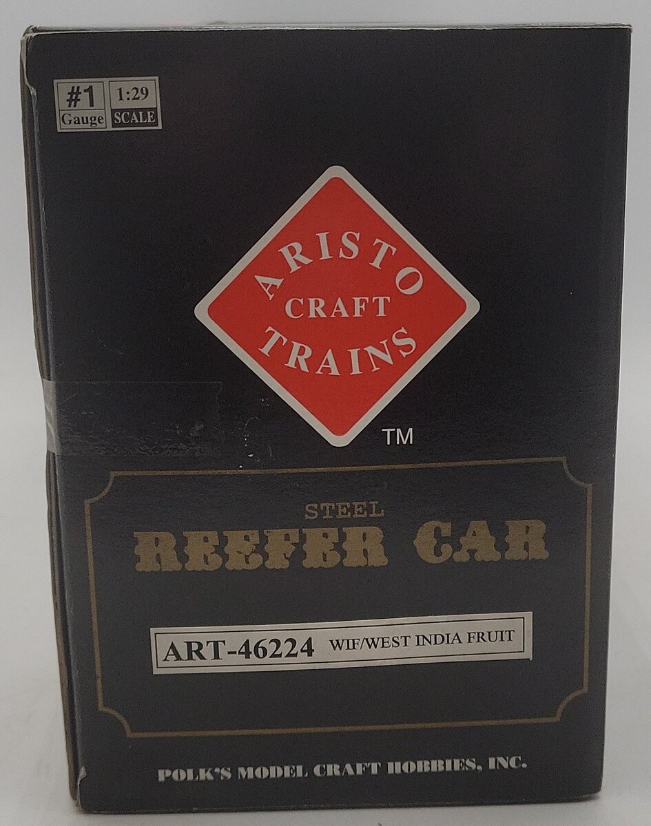 Aristo-Craft 46224 G Scale West India Fruit Refrigerator Car EX/Box