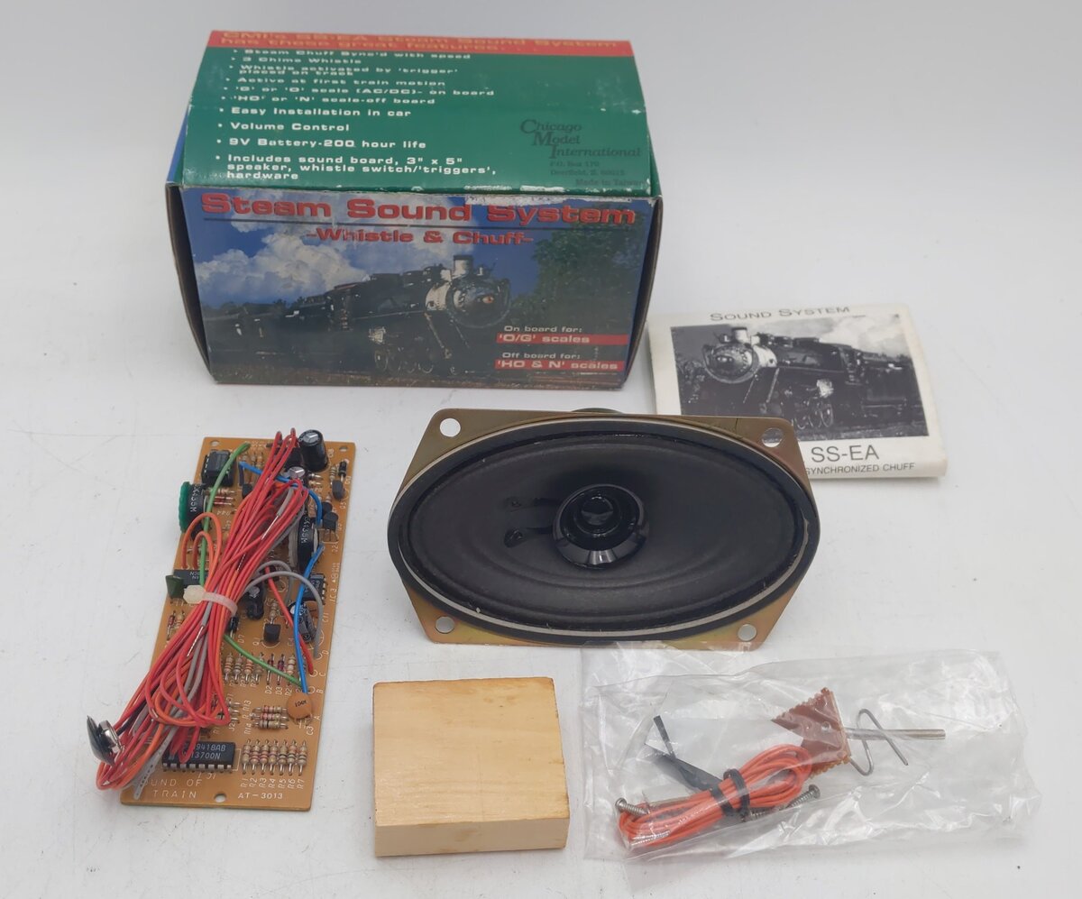 Chicago Model International SS-EA AC/DC Steam Train Sound System EX/Box