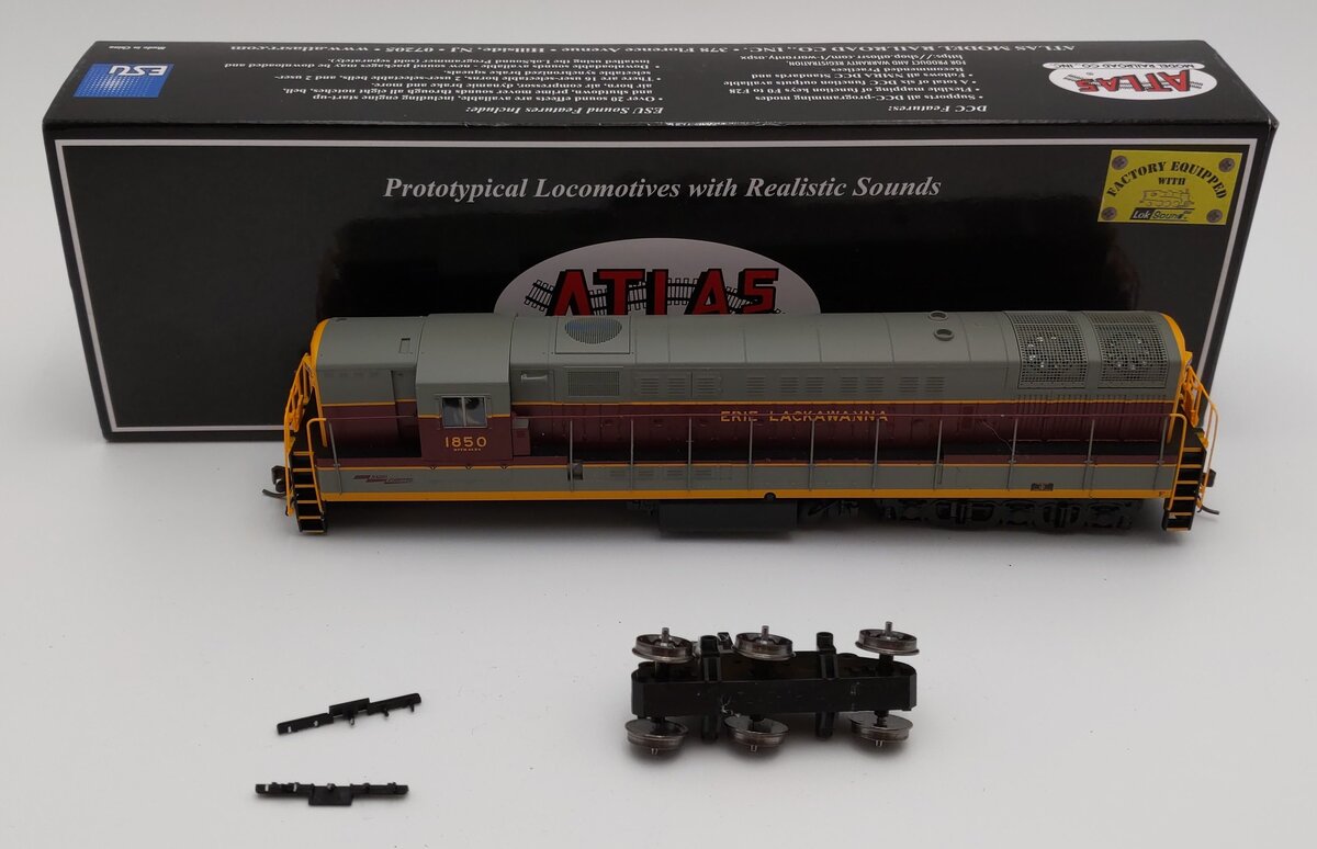 Atlas 10004127 HO EL FM H-24-66 Phase 1A Diesel Loco w/Sound & DCC #1850 EX/Box