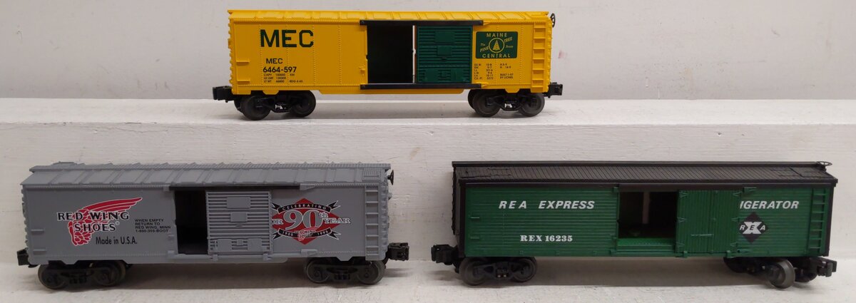 Lionel O Gauge Assortment Freight Cars- #16235, #16264, #29203 [3] EX/Box