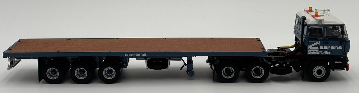 WSI 15-1009 1:50 Sarens - DAF 3300 Tractor with 3-Axle Flatbed Trailer LN/Box