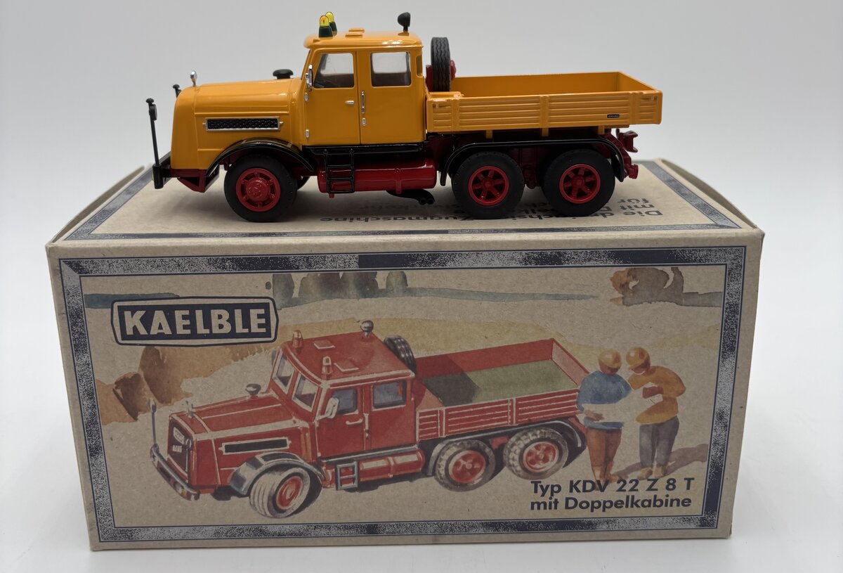 NZG 487 1:50 Kaelble Typ KDV 22 Z8T w/Double Cab LN/Box