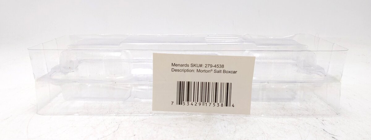 Menards 279-4538 O Scale Morton Salt Boxcar #18260 LN/Box