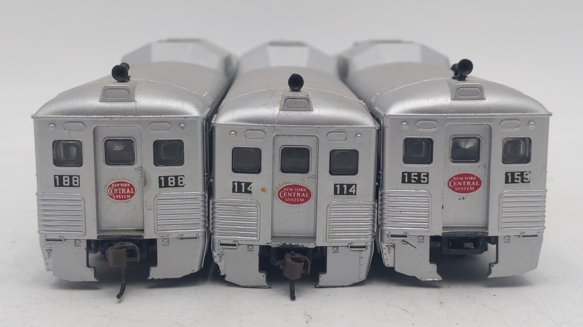 Athearn HO Scale Assorted NYC Passenger Cars: 114, 155, 188 [3] VG