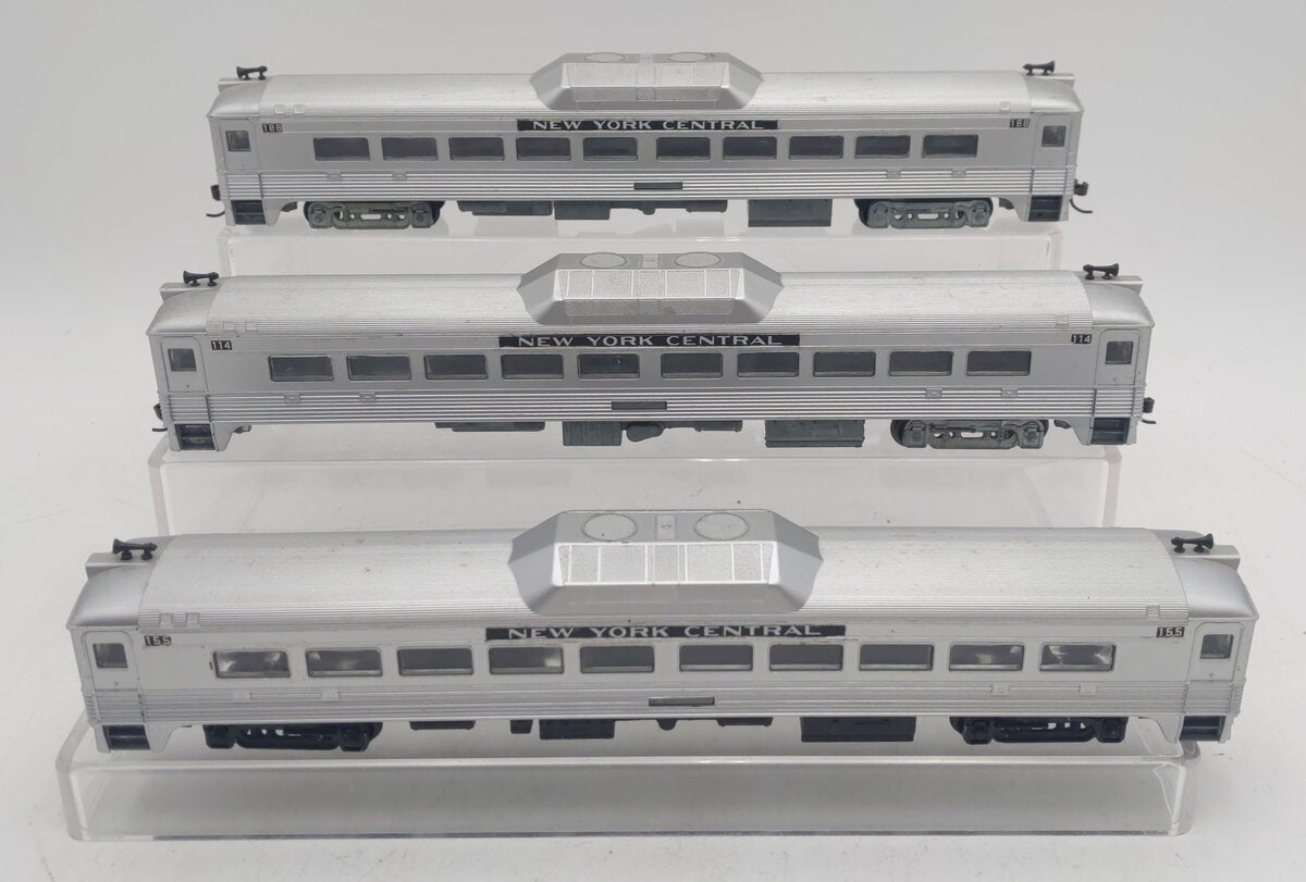 Athearn HO Scale Assorted NYC Passenger Cars: 114, 155, 188 [3] VG