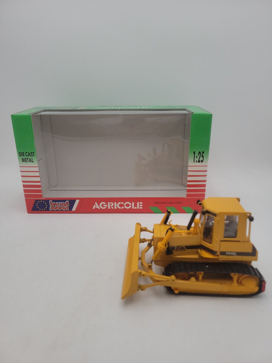 ROS 00022 1:25 Scale Jouef Golden Line Collection Fiat-Allie Yellow FD14E Dozer EX/Box