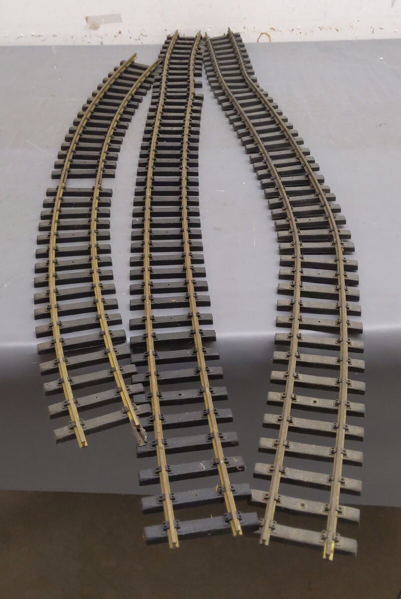 Assorted G Scale Curved 36-50 inch Track Sections [3]