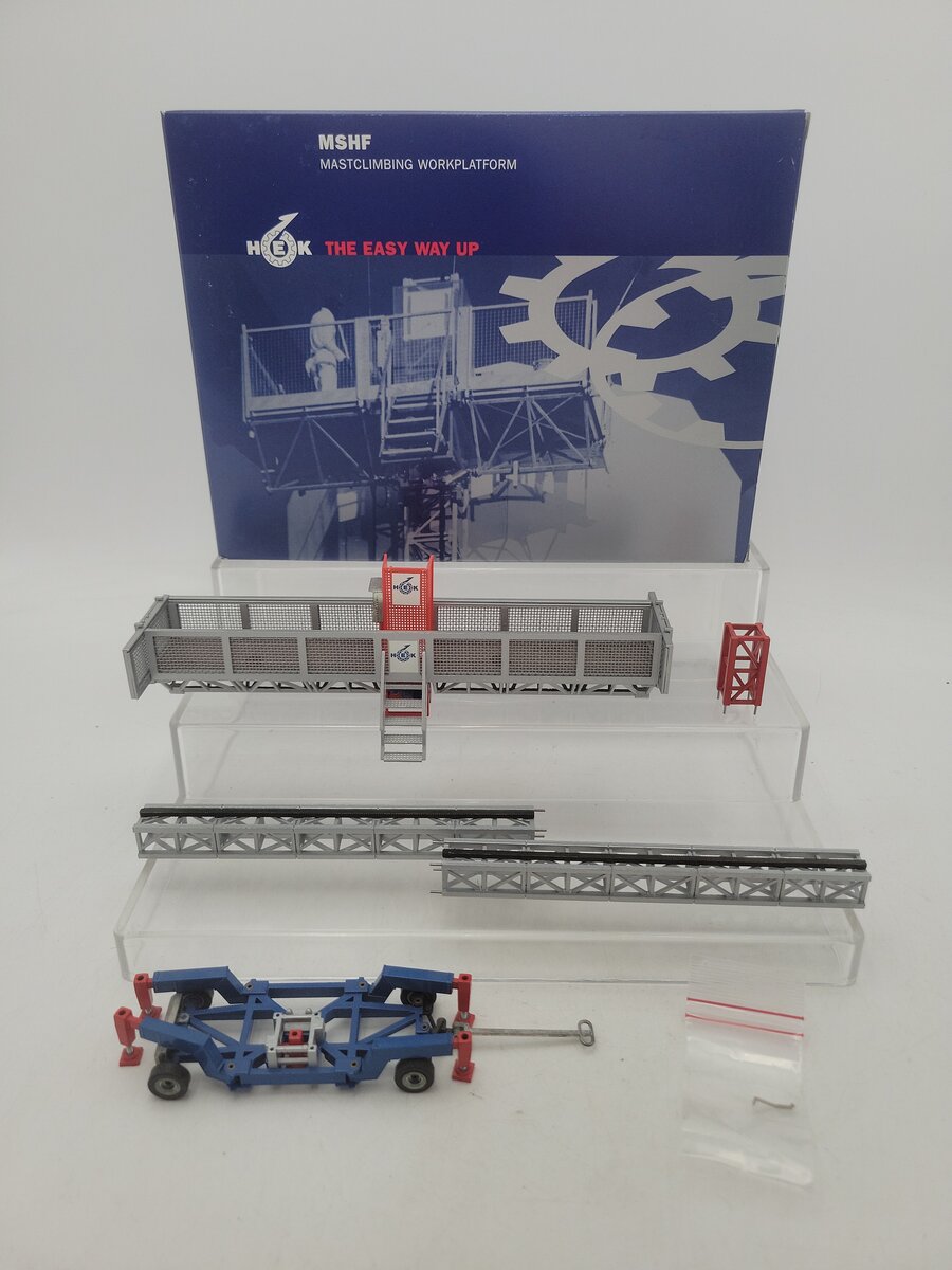 NZG 464 1:50 Scale MSHF Mast Climbing Work Platform Die Cast Set EX/Box