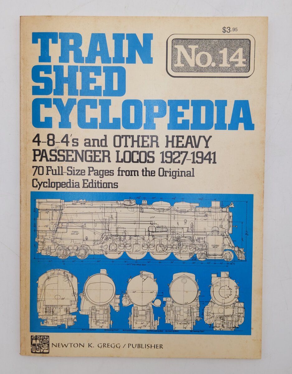 Train Shed Cyclopedia No.14 Paperback Book By Newton K. Gregg EX