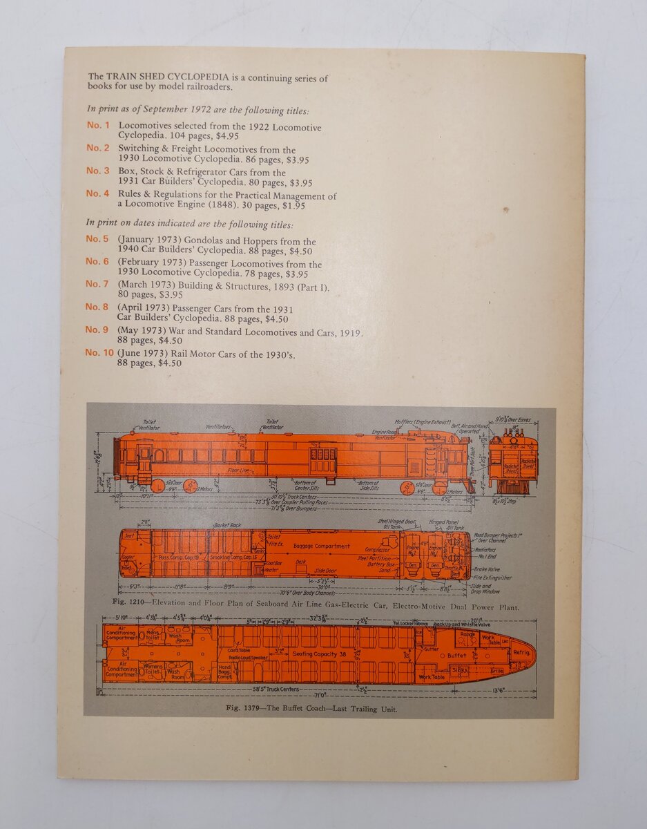 Train Shed Cyclopedia No.10 Paperback Book By Newton K. Gregg EX