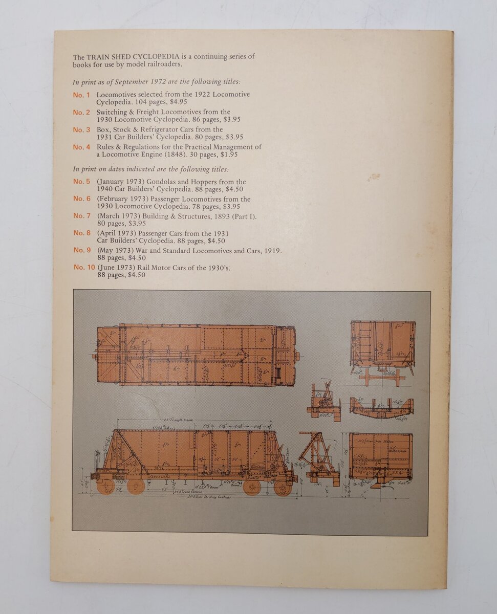 Train Shed Cyclopedia No.5 Paperback Book By Newton K. Gregg EX