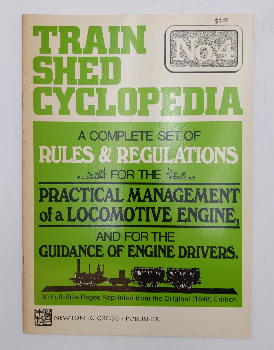 Train Shed Cyclopedia No.4 Paperback Book By Newton K. Gregg EX