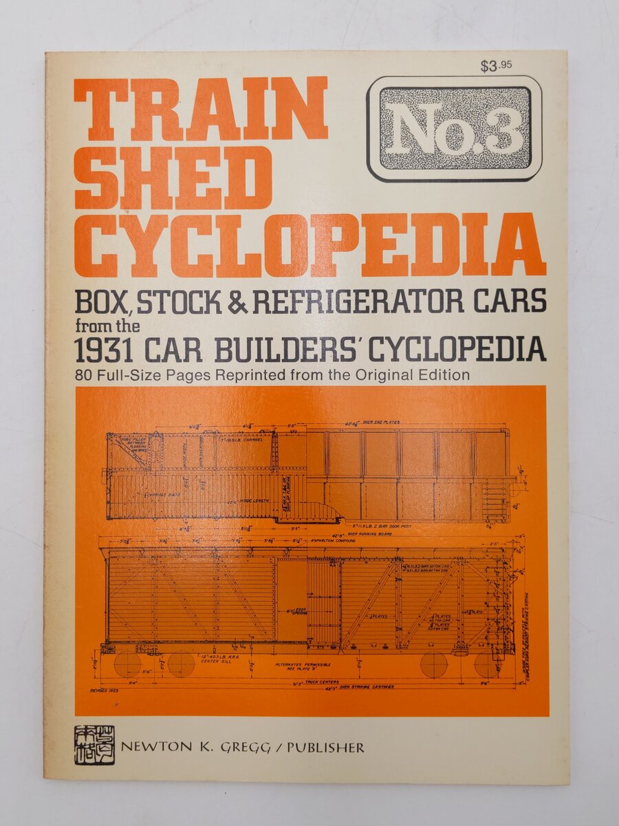 Train Shed Cyclopedia No.3 Paperback Book By Newton K. Gregg EX