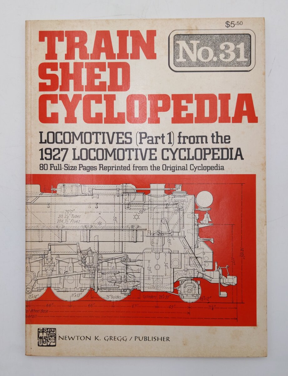 Train Shed Cyclopedia No.31 Paperback Book By Newton K. Gregg EX