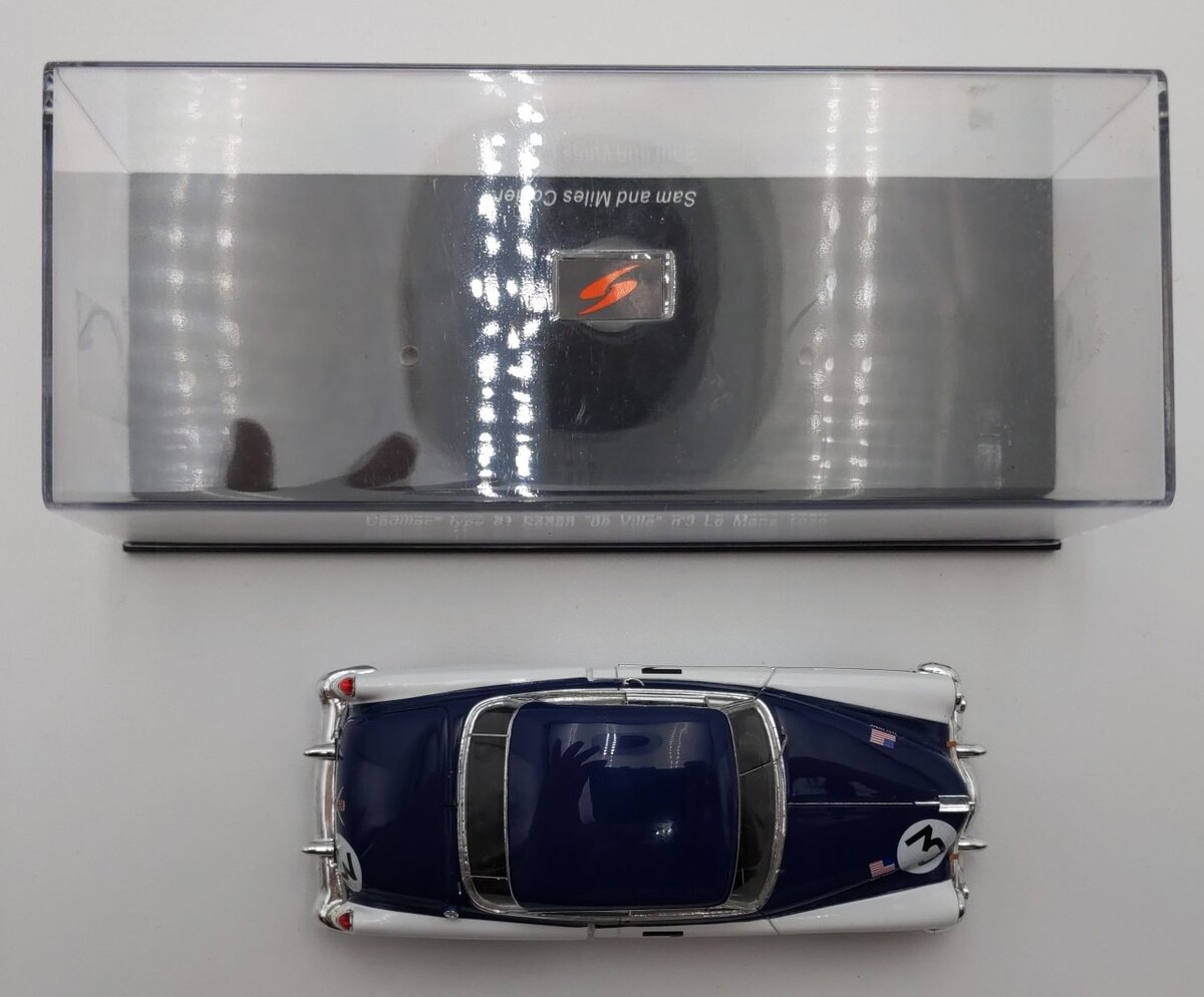 Spark Model S2921 1:43 Scale 1950 Cadillac De Ville Type 61 Sedan Le Mans EX