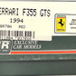 BBR Promotions BBR70A 1:43 Scale F355 GTS Ferrari EX/Box