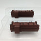 Walthers 932-27582 HO AT&SF Santa Fe 1300 Series  Wood Caboose (Set of 2) LN