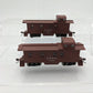 Walthers 932-27582 HO AT&SF Santa Fe 1300 Series  Wood Caboose (Set of 2) LN
