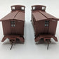 Walthers 932-27582 HO AT&SF Santa Fe 1300 Series  Wood Caboose (Set of 2) LN