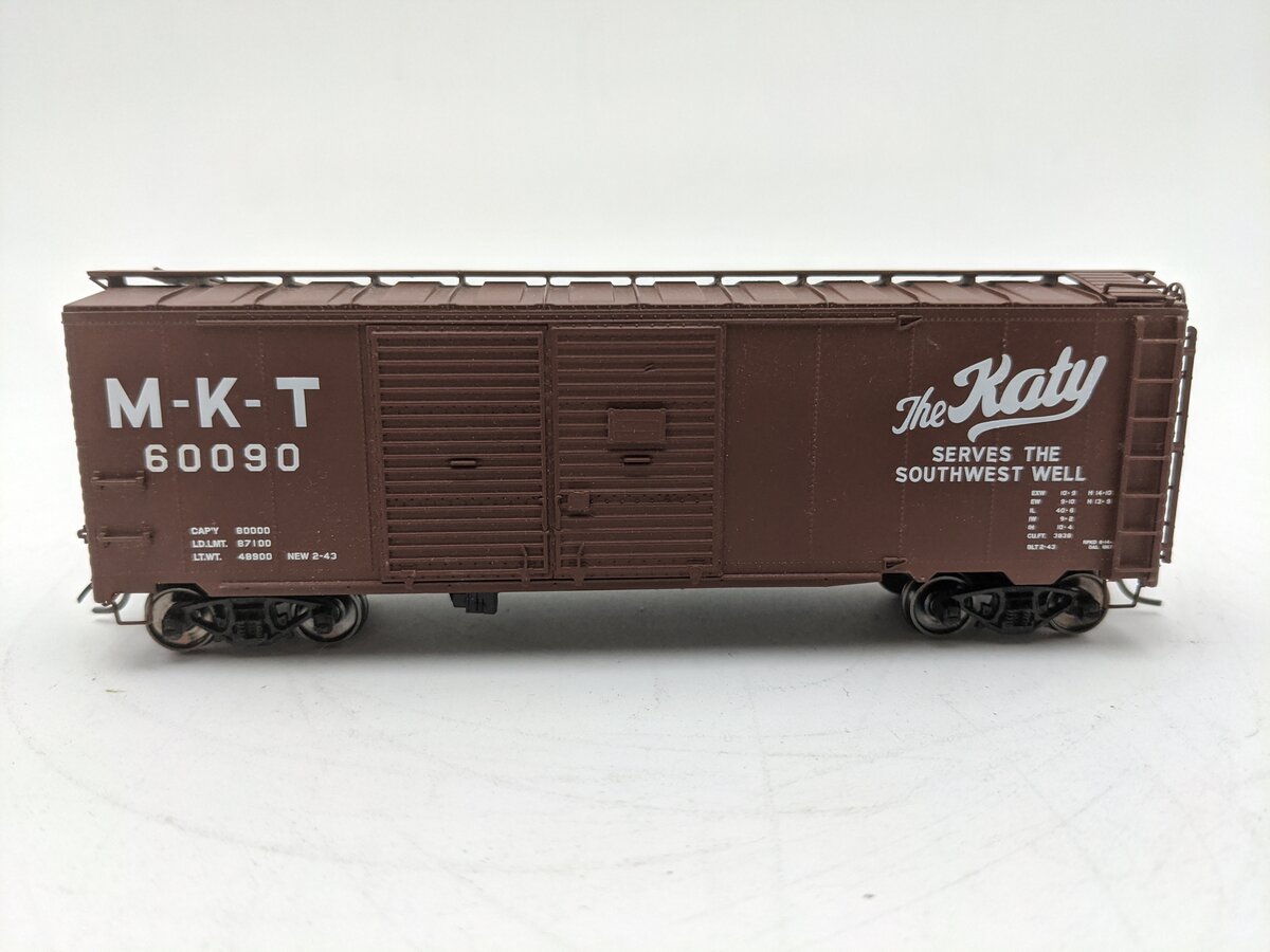 Red Caboose RR-38508-18 HO Missouri Kansas Texas The Katy 1937 AAR Boxcar #60090 EX/Box