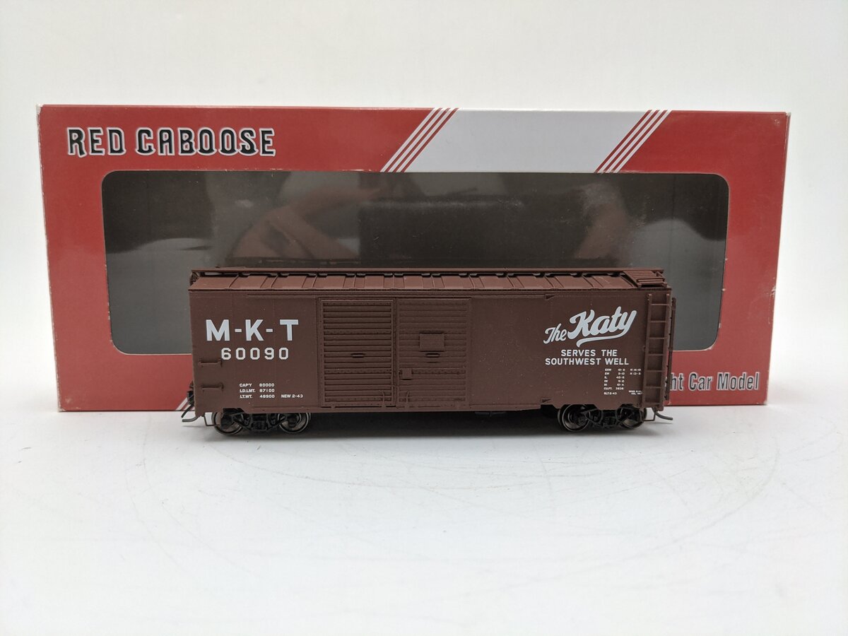 Red Caboose RR-38508-18 HO Missouri Kansas Texas The Katy 1937 AAR Boxcar #60090 EX/Box