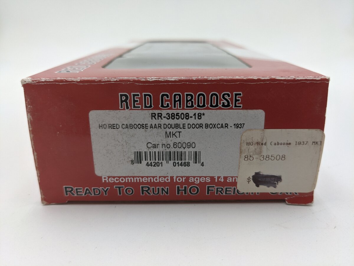 Red Caboose RR-38508-18 HO Missouri Kansas Texas The Katy 1937 AAR Boxcar #60090 EX/Box