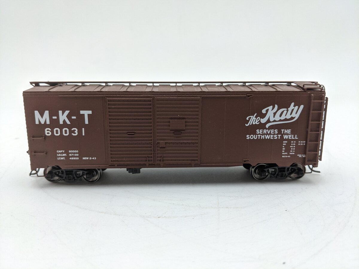 Red Caboose RR-38508-14 HO Missouri Kansas Texas Katy 40' Box Car #60031 EX/Box
