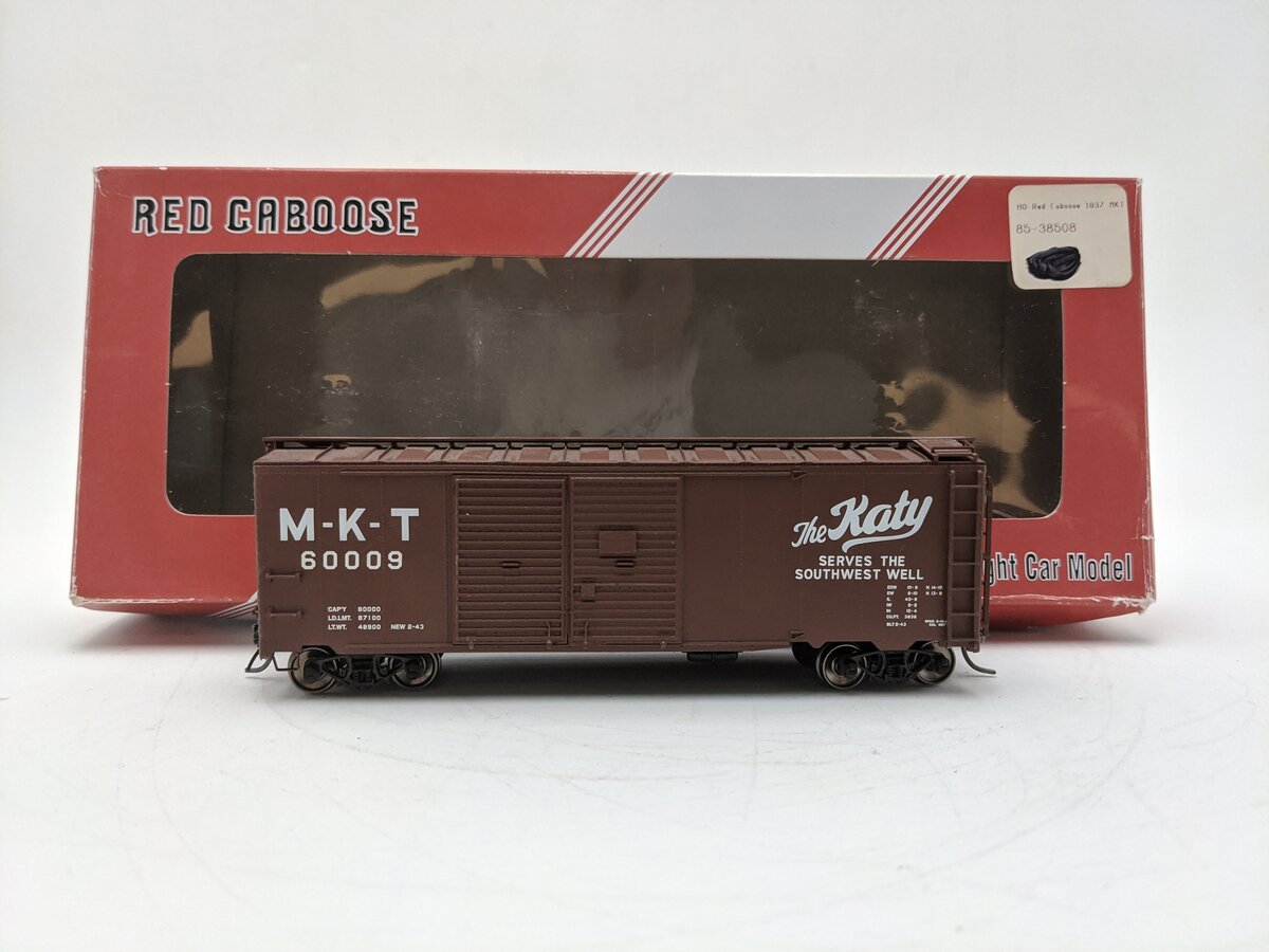 Red Caboose RR-38508-13 HO Missouri Kansas Texas Katy 40' Box Car #60009 EX/Box