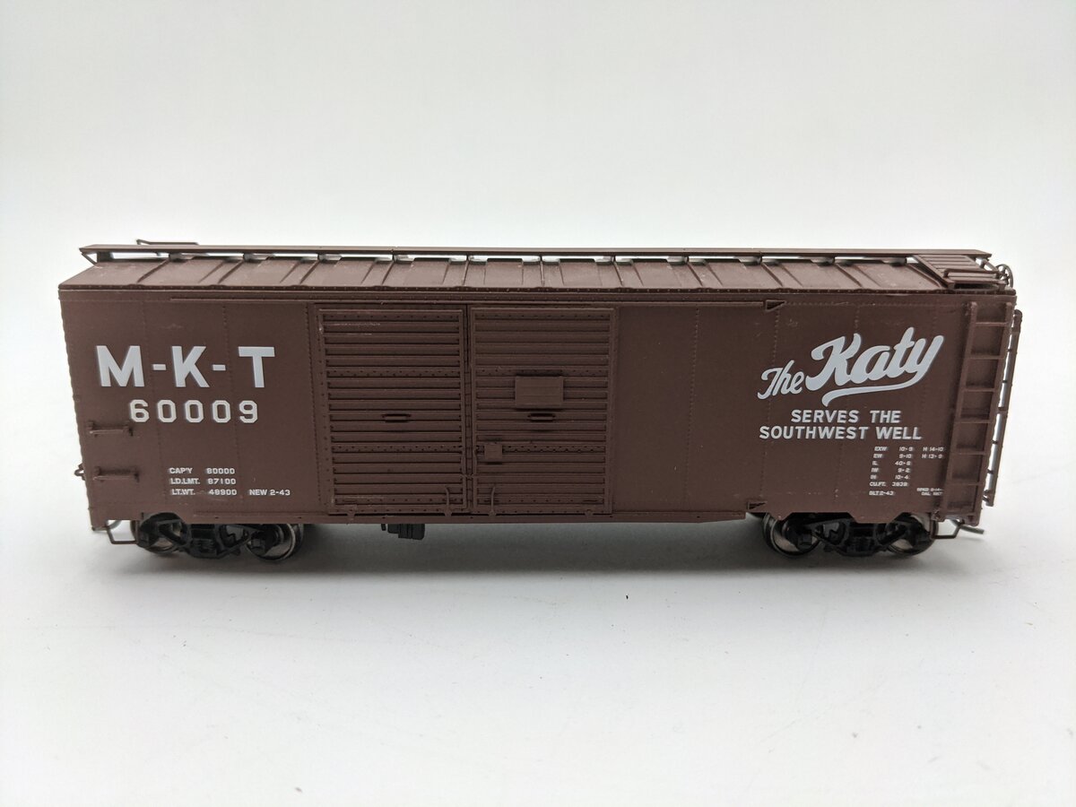 Red Caboose RR-38508-13 HO Missouri Kansas Texas Katy 40' Box Car #60009 EX/Box