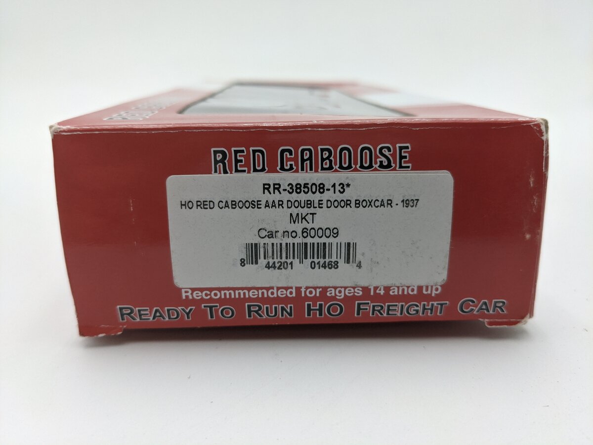 Red Caboose RR-38508-13 HO Missouri Kansas Texas Katy 40' Box Car #60009 EX/Box