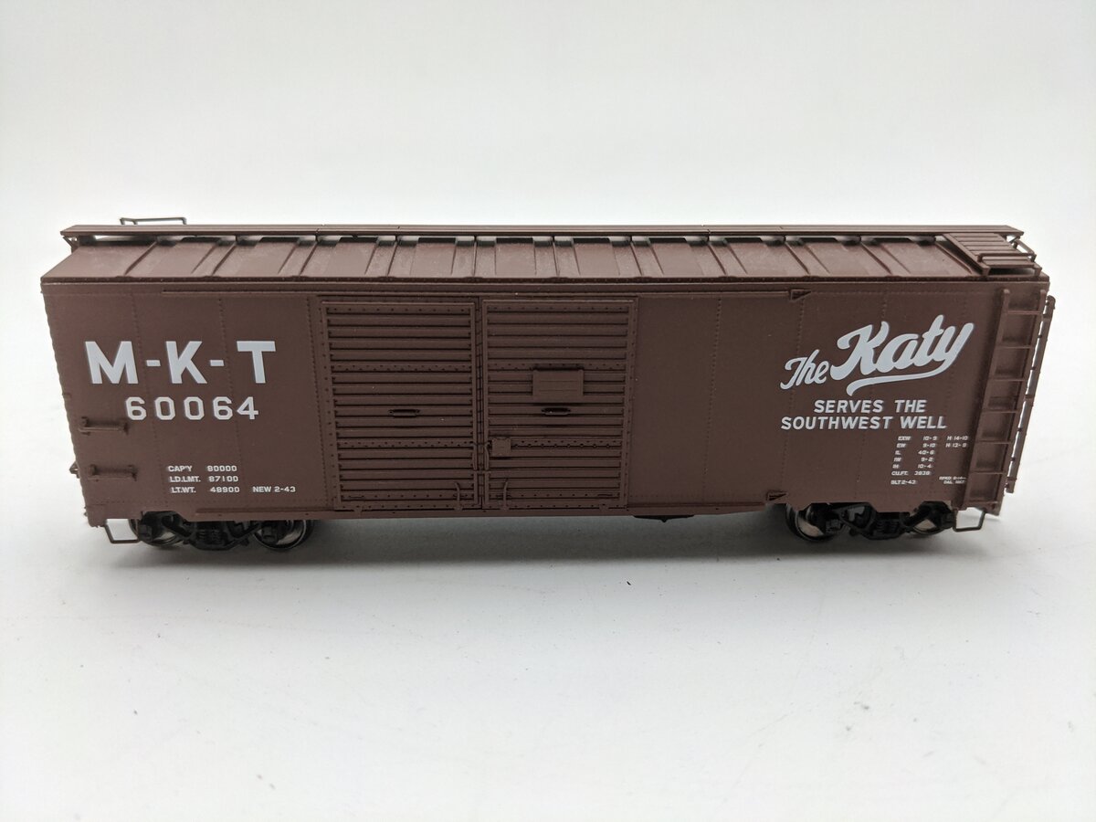 Red Caboose RR-38508-16 HO Scale Missouri Kansas Texas Box Katy Boxcar #60064 EX/Box