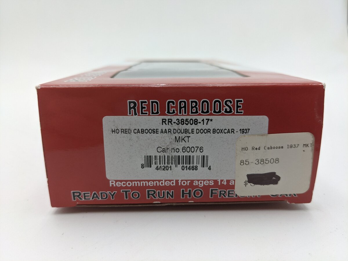 Red Caboose RR-38508-17 HO Scale Missouri Kansas Texas  Katy Boxcar #60076 EX/Box