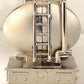Platinum C376SIL Silver Oil Tank Clock LN/Box