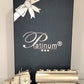 Platinum C376SIL Silver Oil Tank Clock LN/Box
