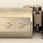 Platinum C376SIL Silver Oil Tank Clock LN/Box