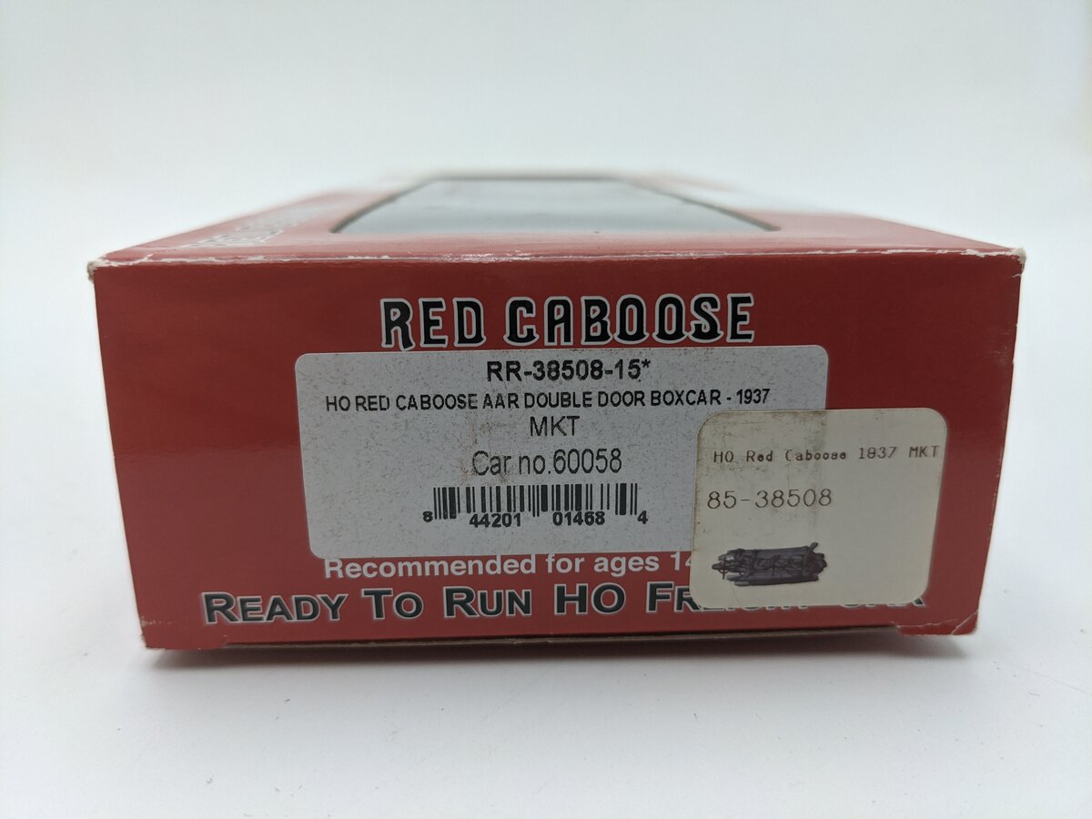 Red Caboose RR-38508-15 HO Scale Missouri Kansas Texas Katy Boxcar #60058 EX/Box