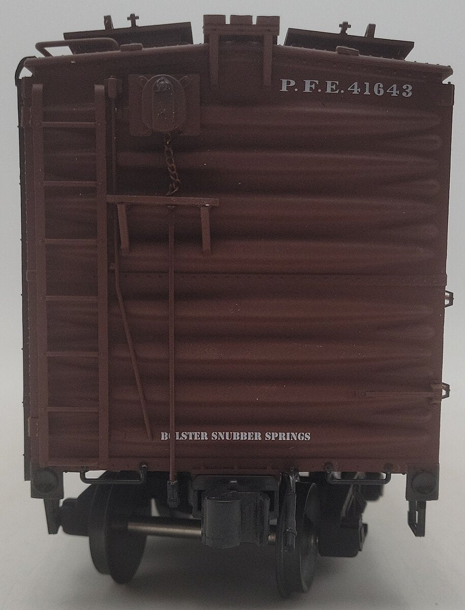 AMS AM32-503 G Scale Narrow Gauge PFE Doubel Herald Refrigerator Car #41643 EX/Box