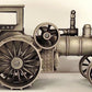 SpecCast 1/43 Pewter Case Steam Engine Tractor LN/Box