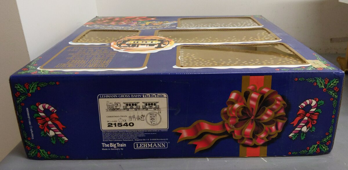 LGB 21540 Christmas G Gauge Steam Train Set LN/Box