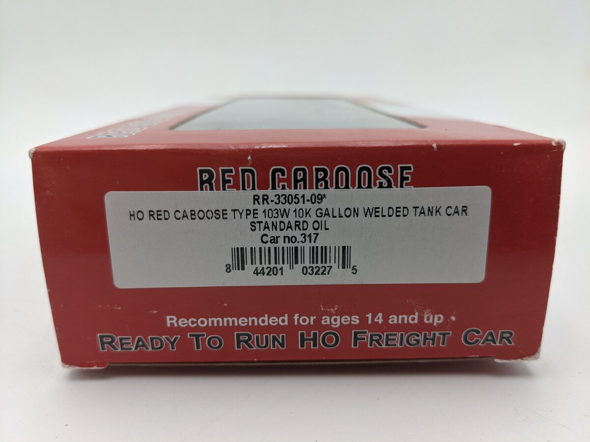 Red Caboose RR-33051-09 HO Scale U.T.O.X. Standard Oil Tank Car #317 EX/Box
