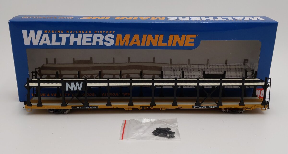 Walthers 910-8015 HO Norfolk & Western Open Auto Rack Car #963768 LN/Box