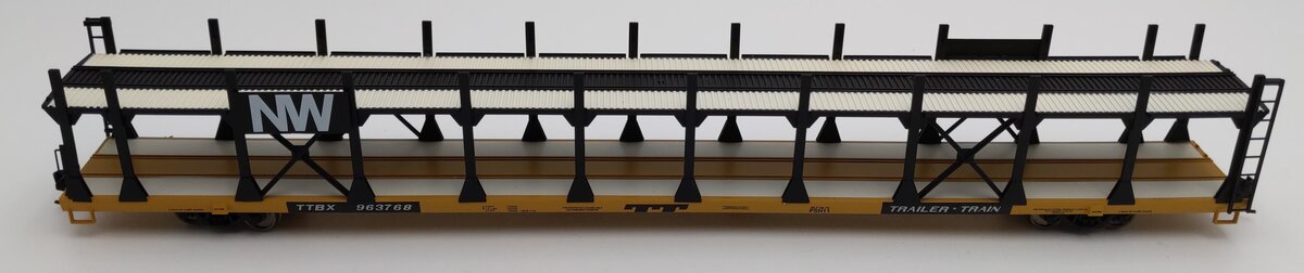 Walthers 910-8015 HO Norfolk & Western Open Auto Rack Car #963768 LN/Box