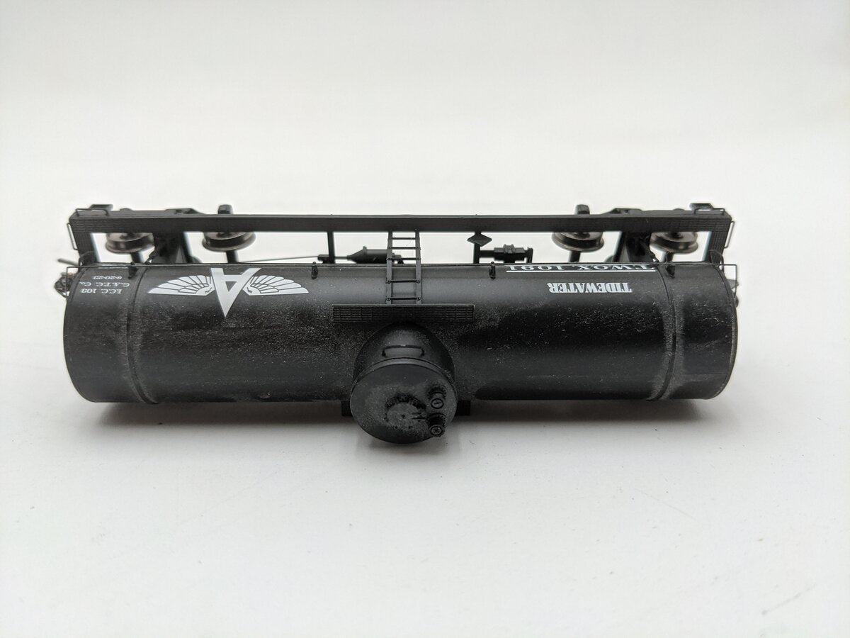 Red Caboose RR-33054-02 HO Scale Tidewater Tank Car #1091 EX/Box