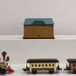 New Bright 171L Dickensville Collectible Five Car Train Set EX/Box